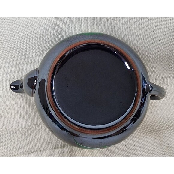 Vintage Japanese Lusterware Stacking Teapot Set – Hand Painted Floral – 3 pc Set - Picture 7 of 12